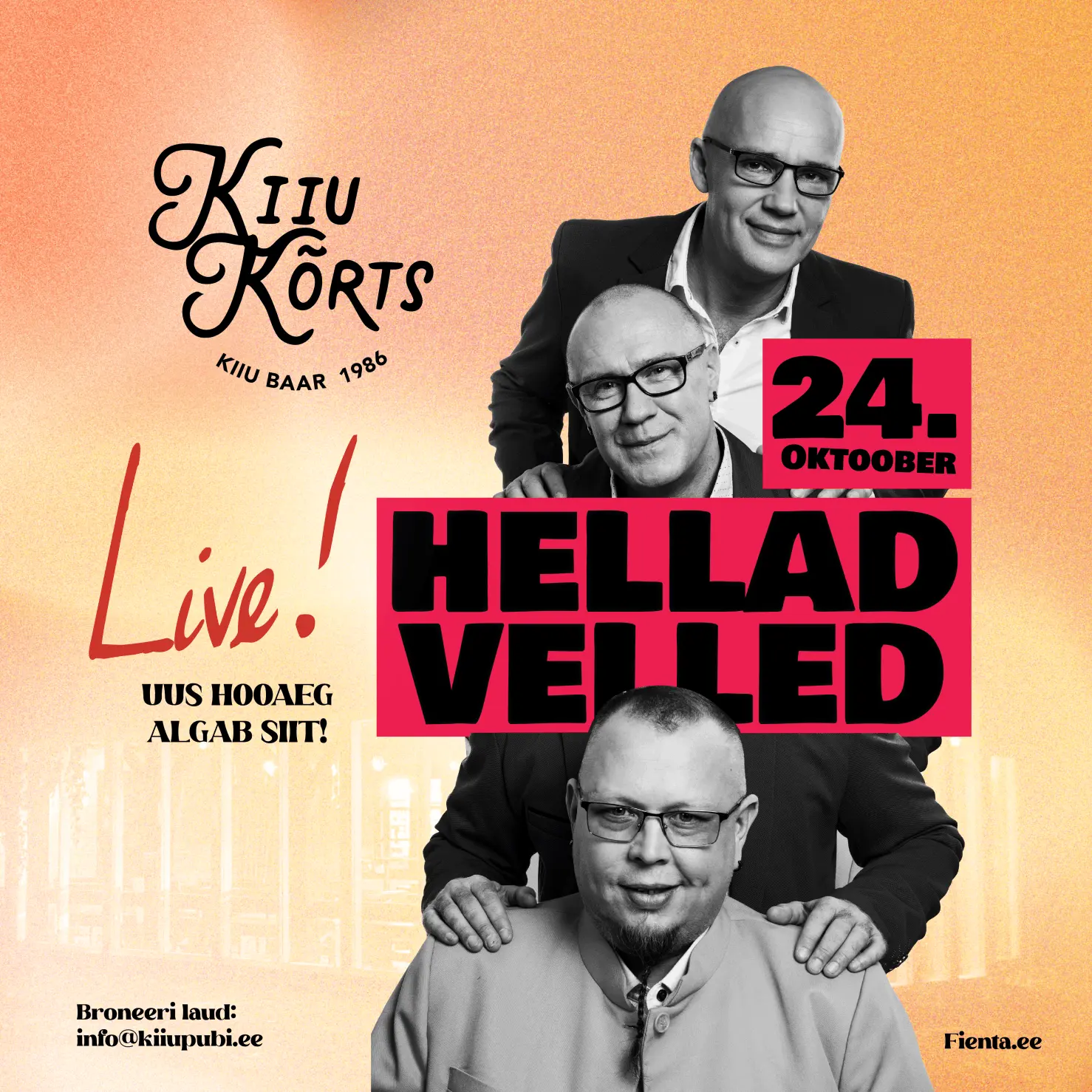 Hellad Velled alustavad! 24. oktoober 2025