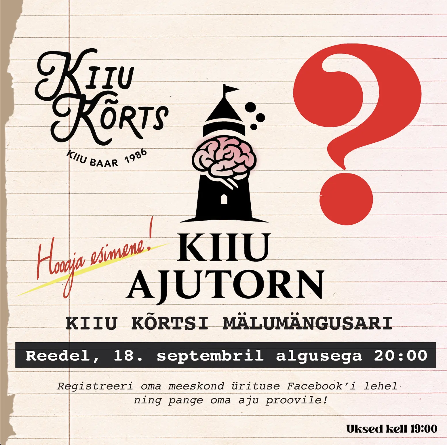 Kiiu Ajutorn - Hooaja esimene
