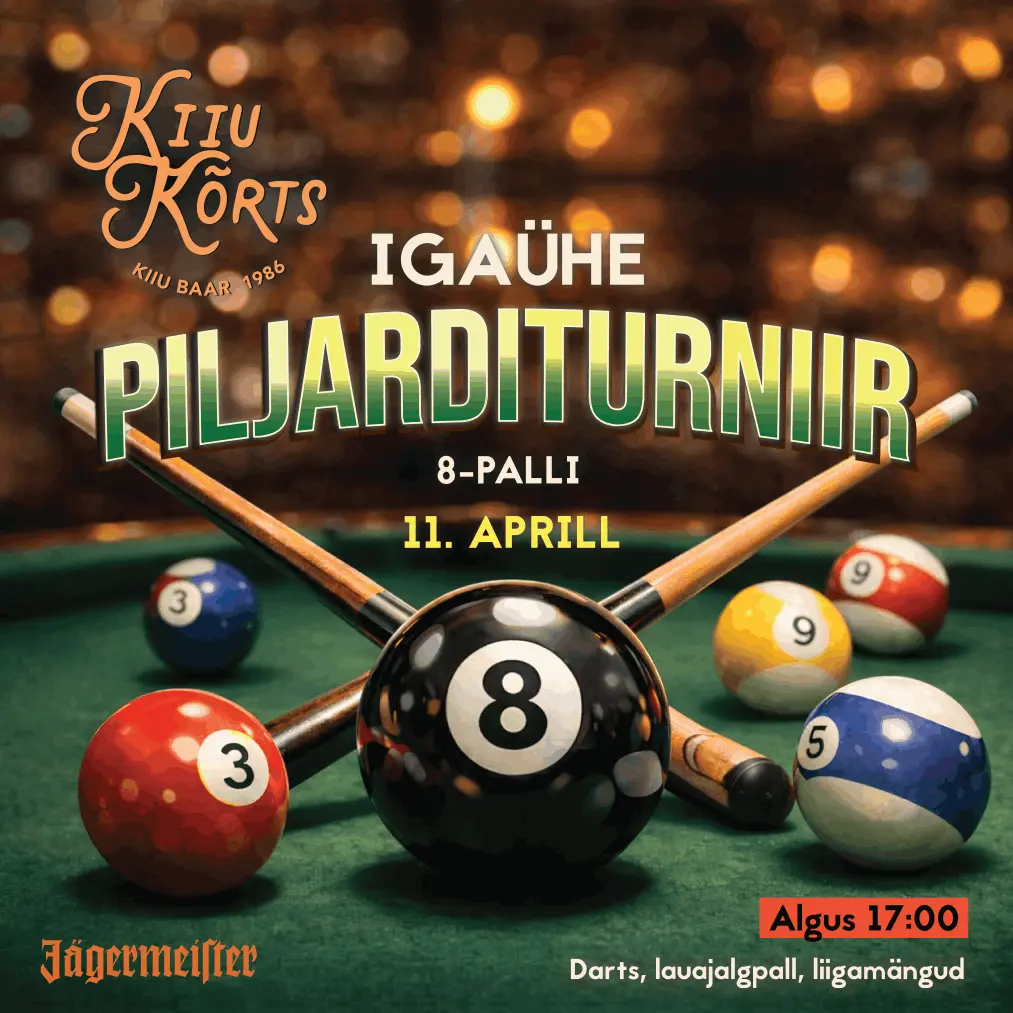 Igaühe Piljarditurniir 8-palli